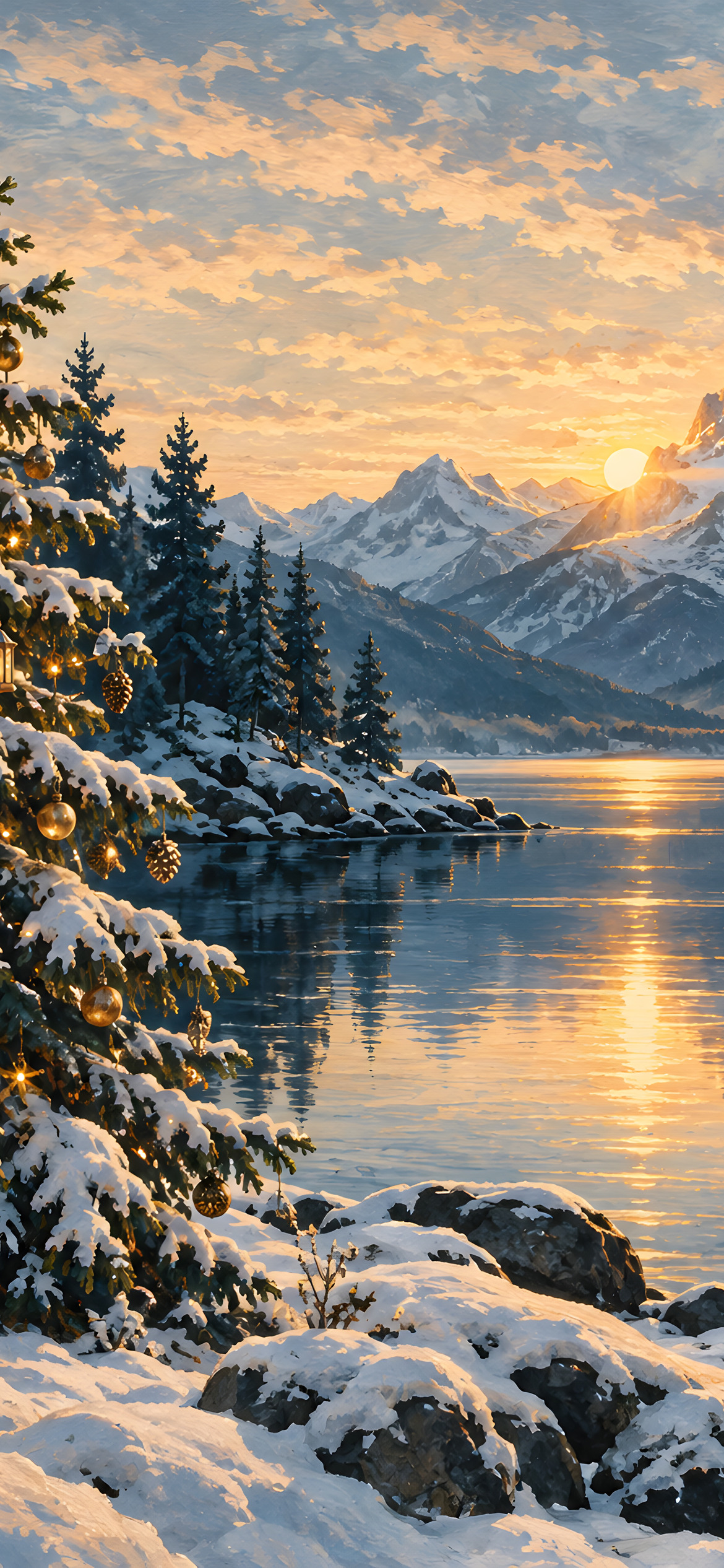 Christmas morning on the lake