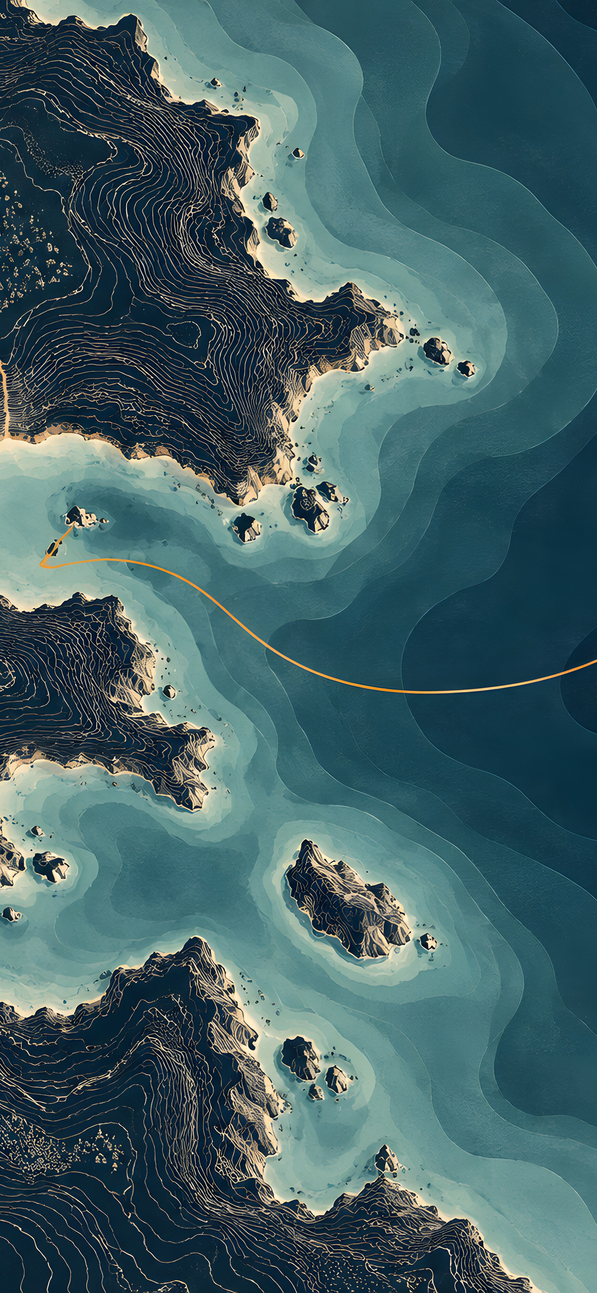Coastal contours