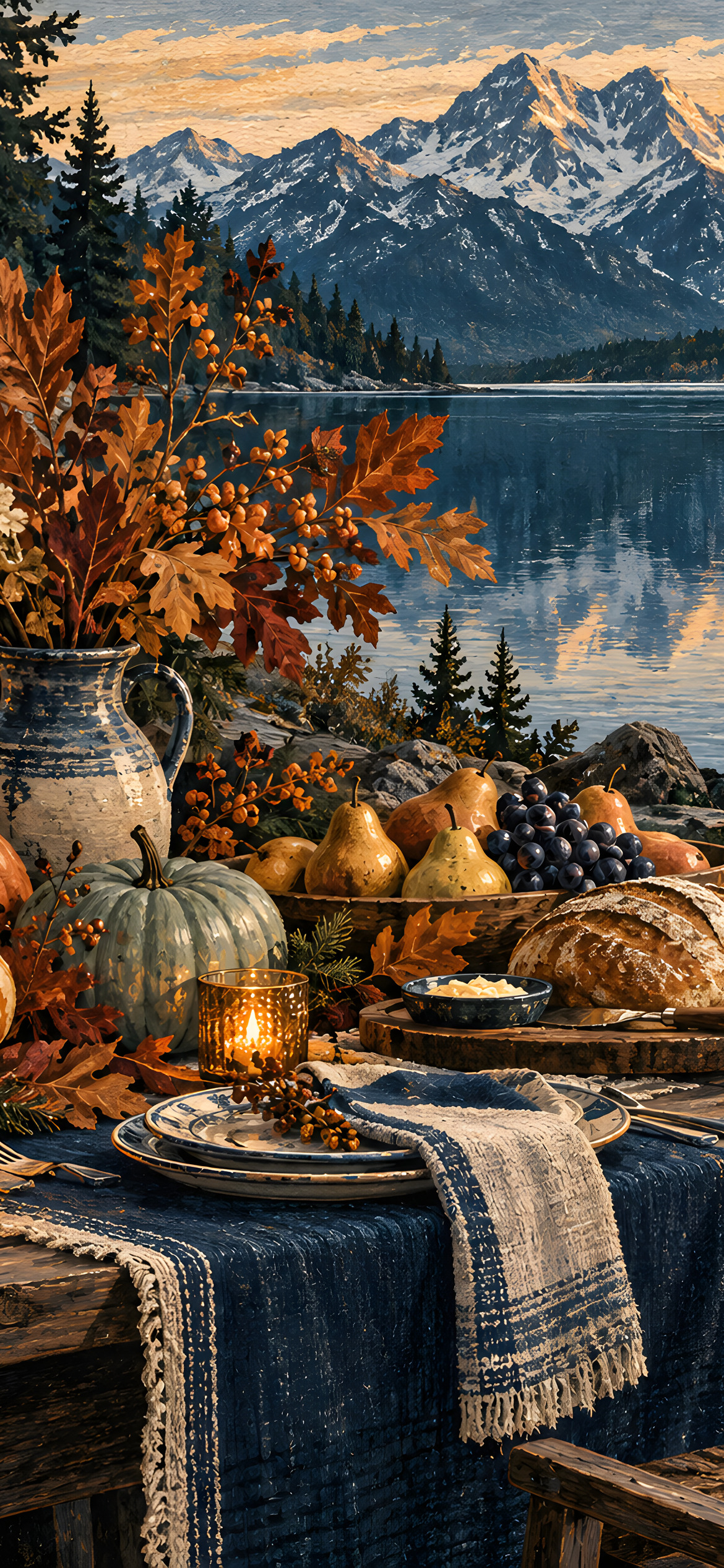 Harvest by the lake