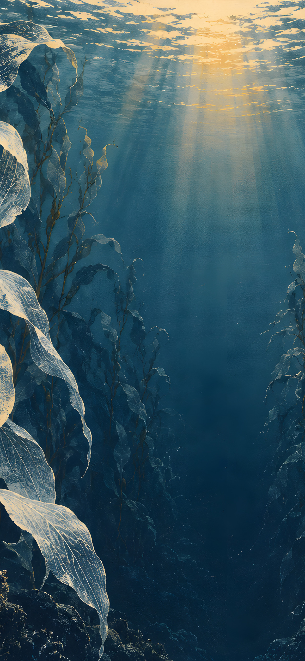 Kelp forest of light