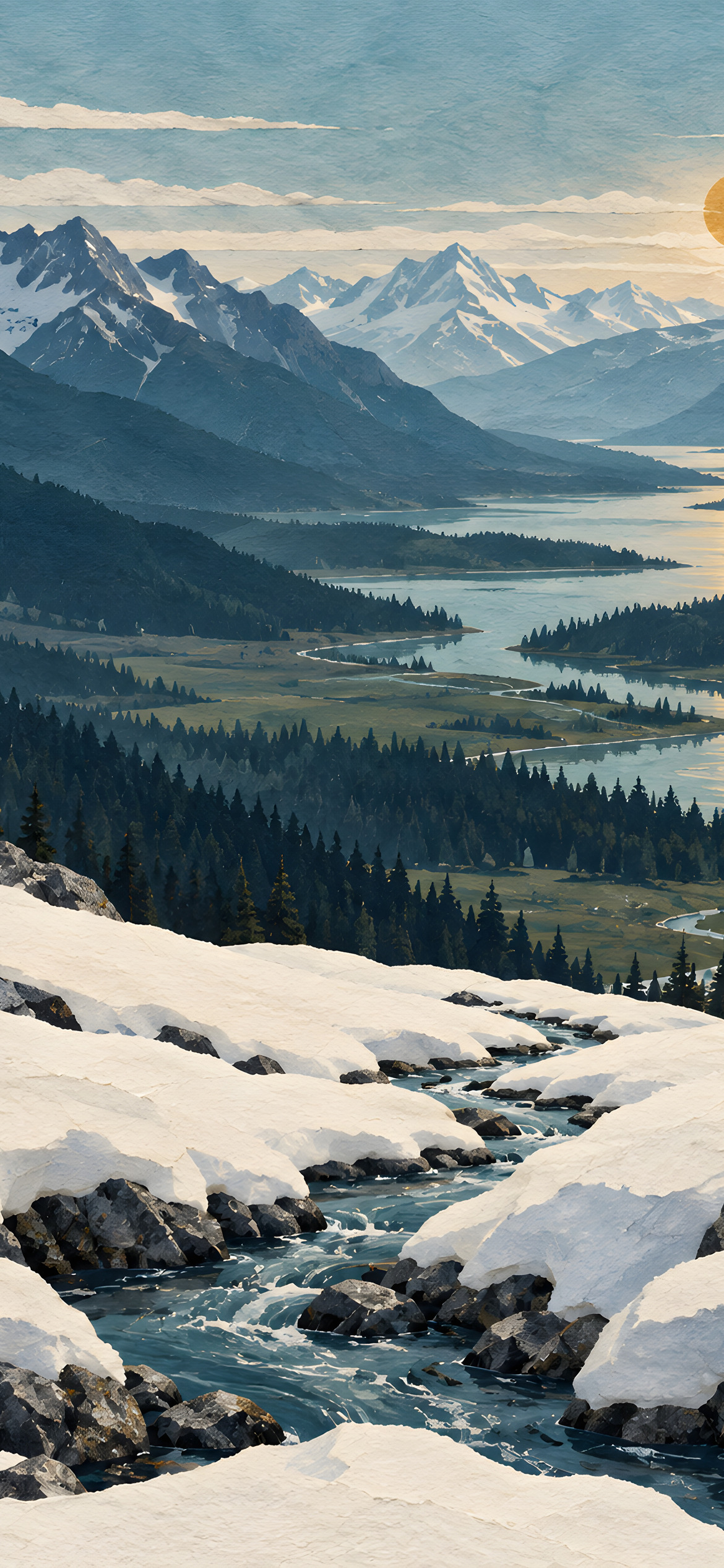 Snowmelt to open valley