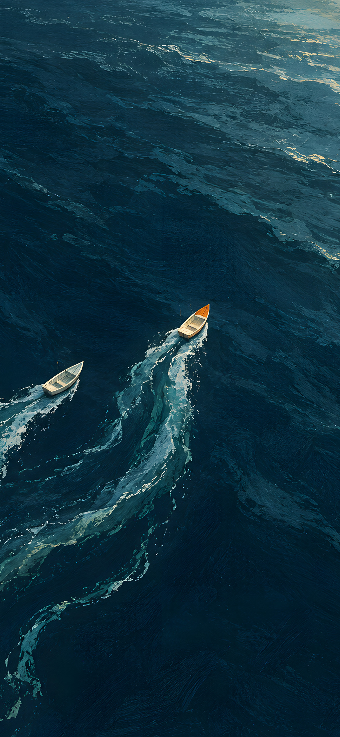 Two wakes one horizon