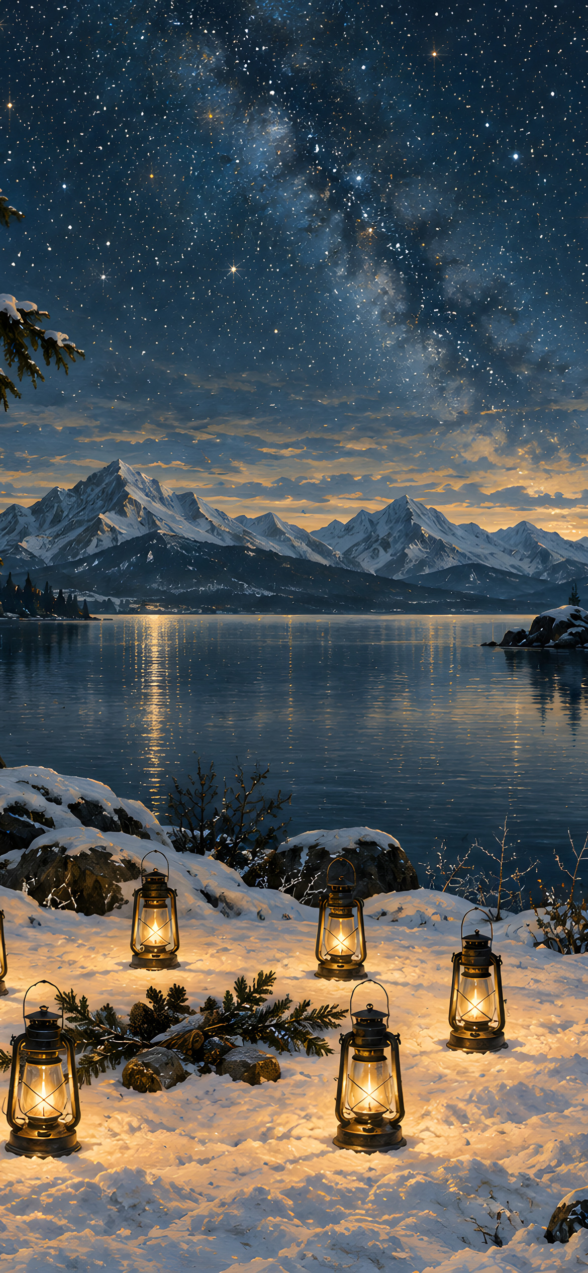 Winter solstice lanterns