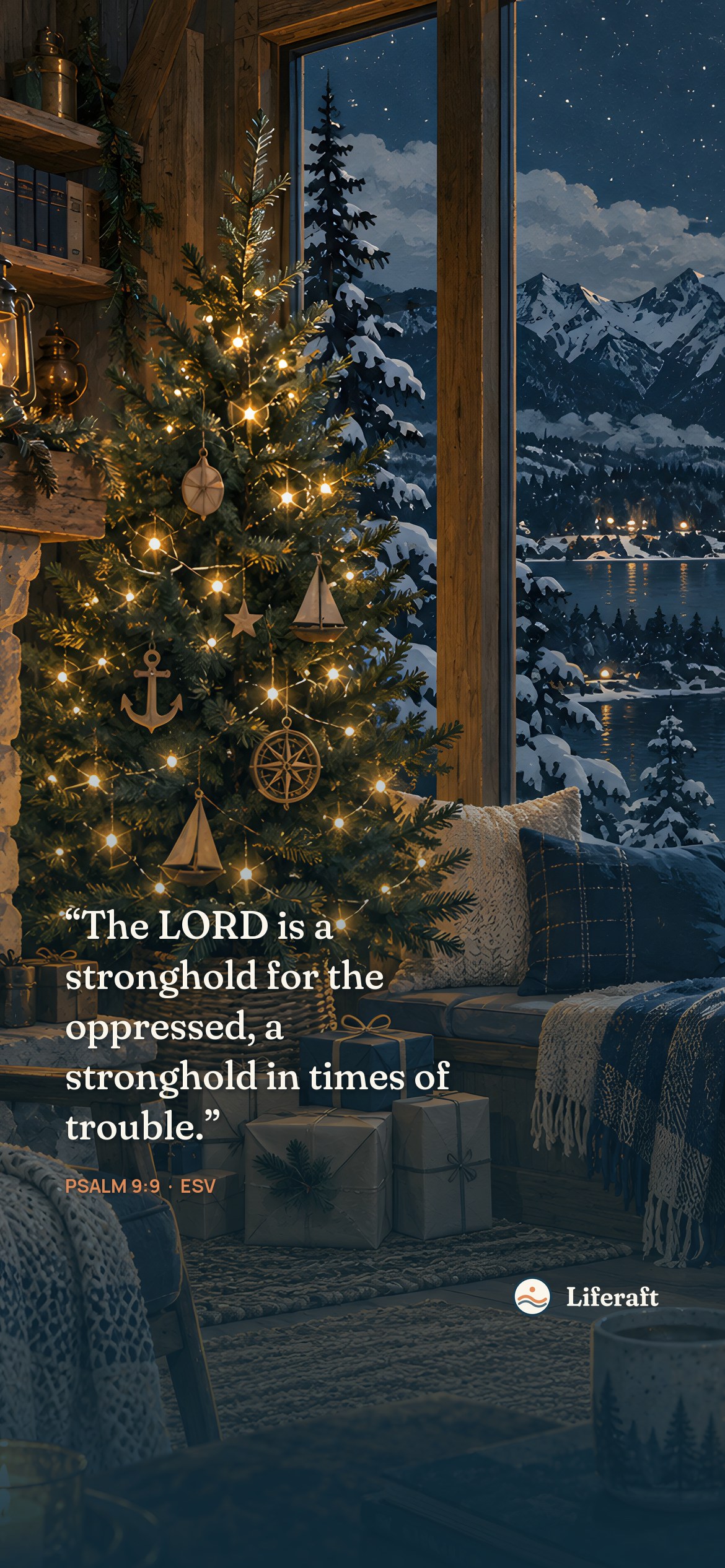 Waiting by the window, with Psalm 9:9